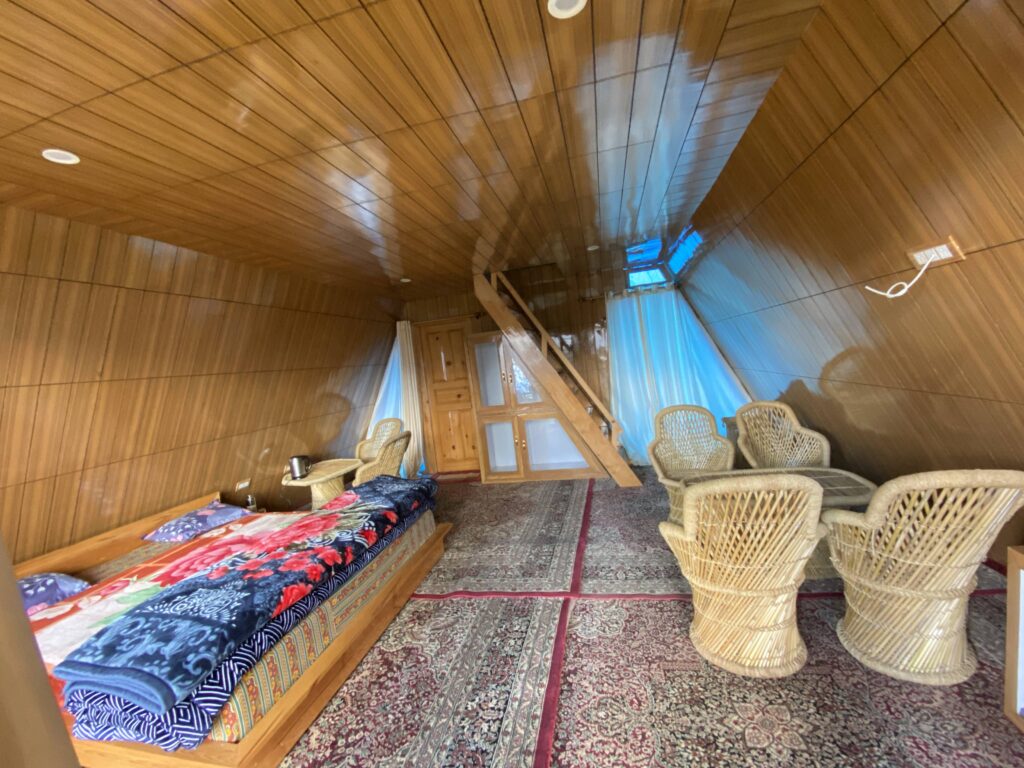 Eco cottage bedroom